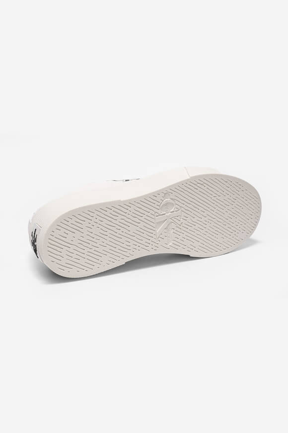 Sneaker con plateau in tessuto Cupsole - Bianco