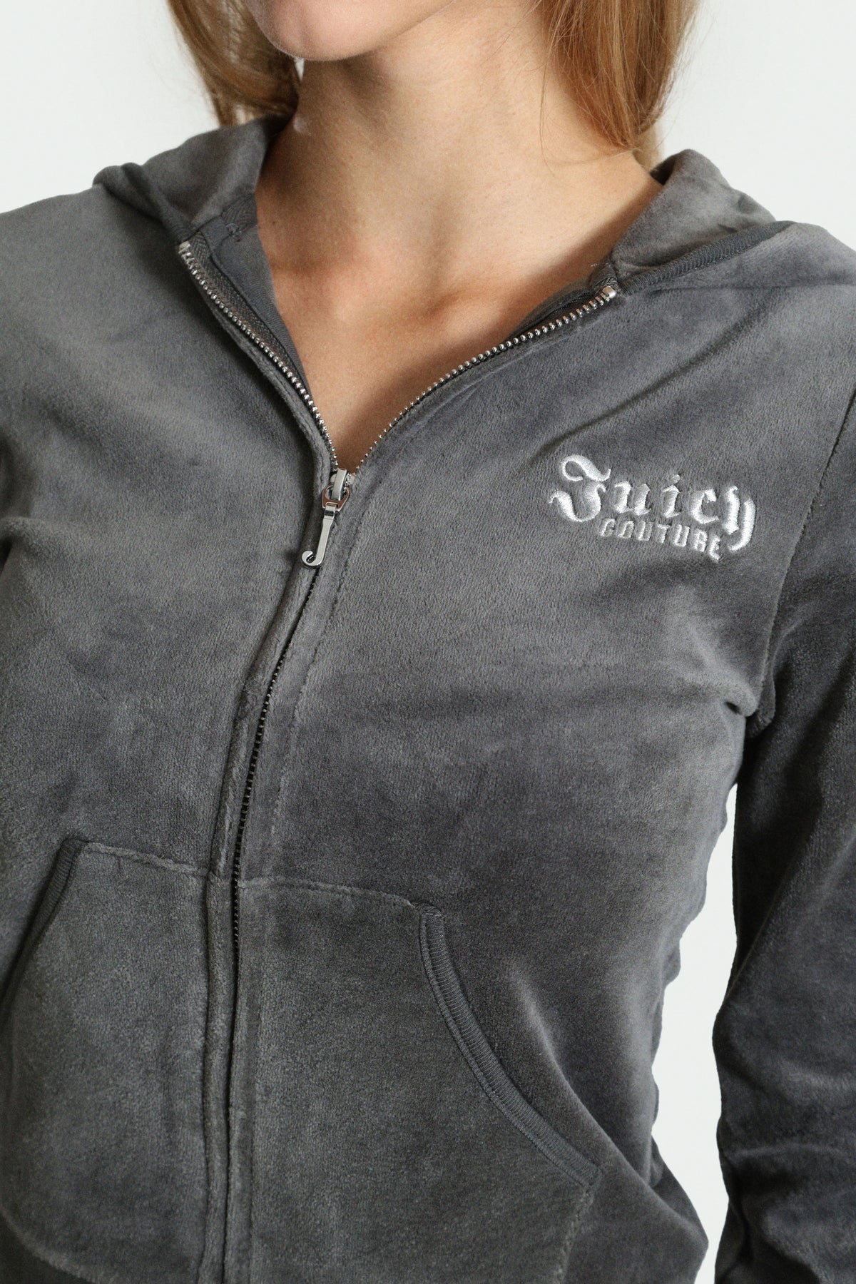 Rebelle Samt Crop Jacke - Raven