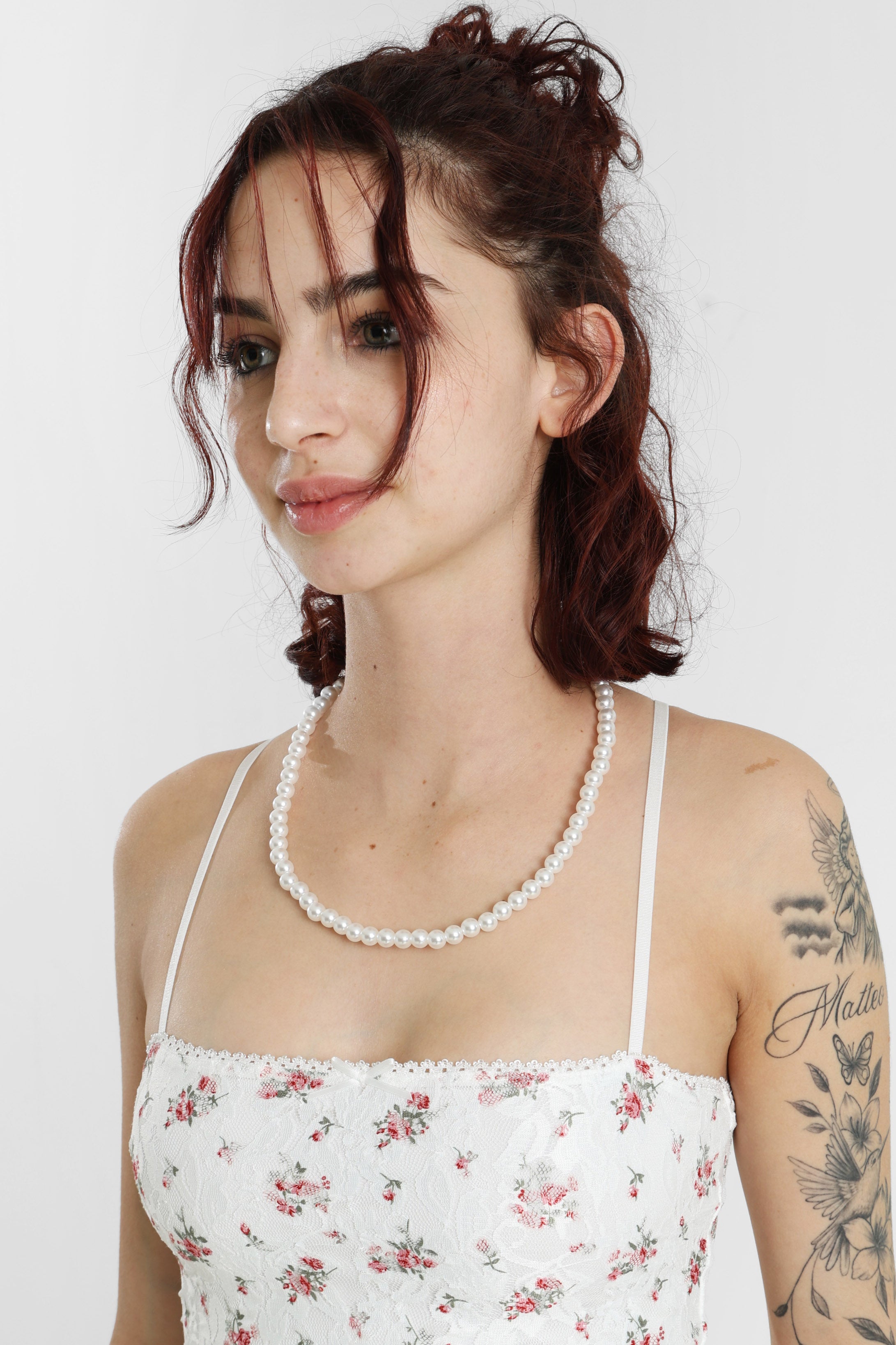 Top court en dentelle - Ecru