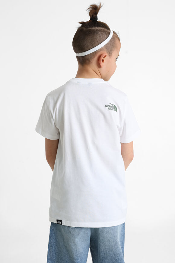 T-shirt facile da indossare - White + Duck Green