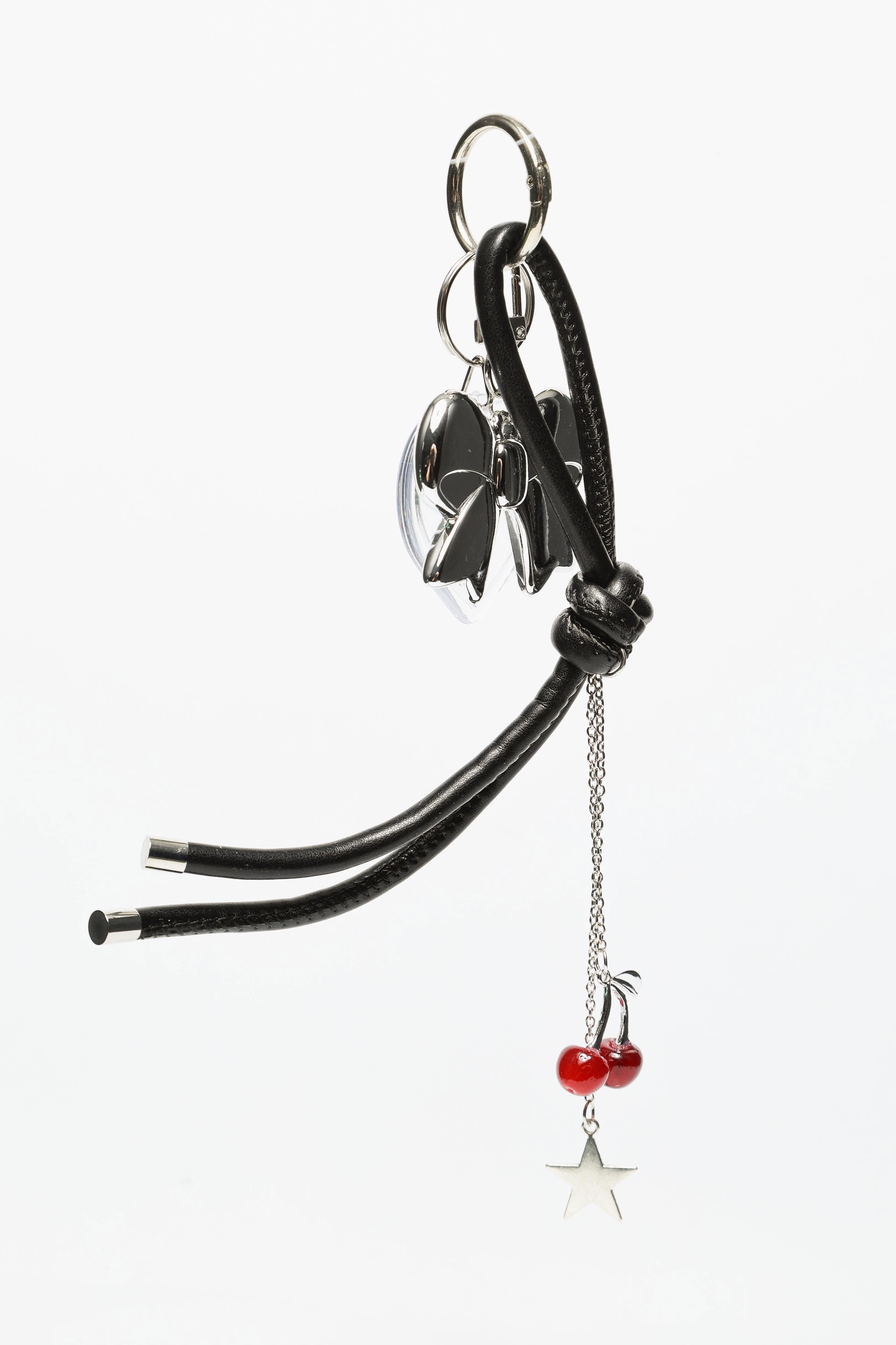 Key ring - Silver + Black
