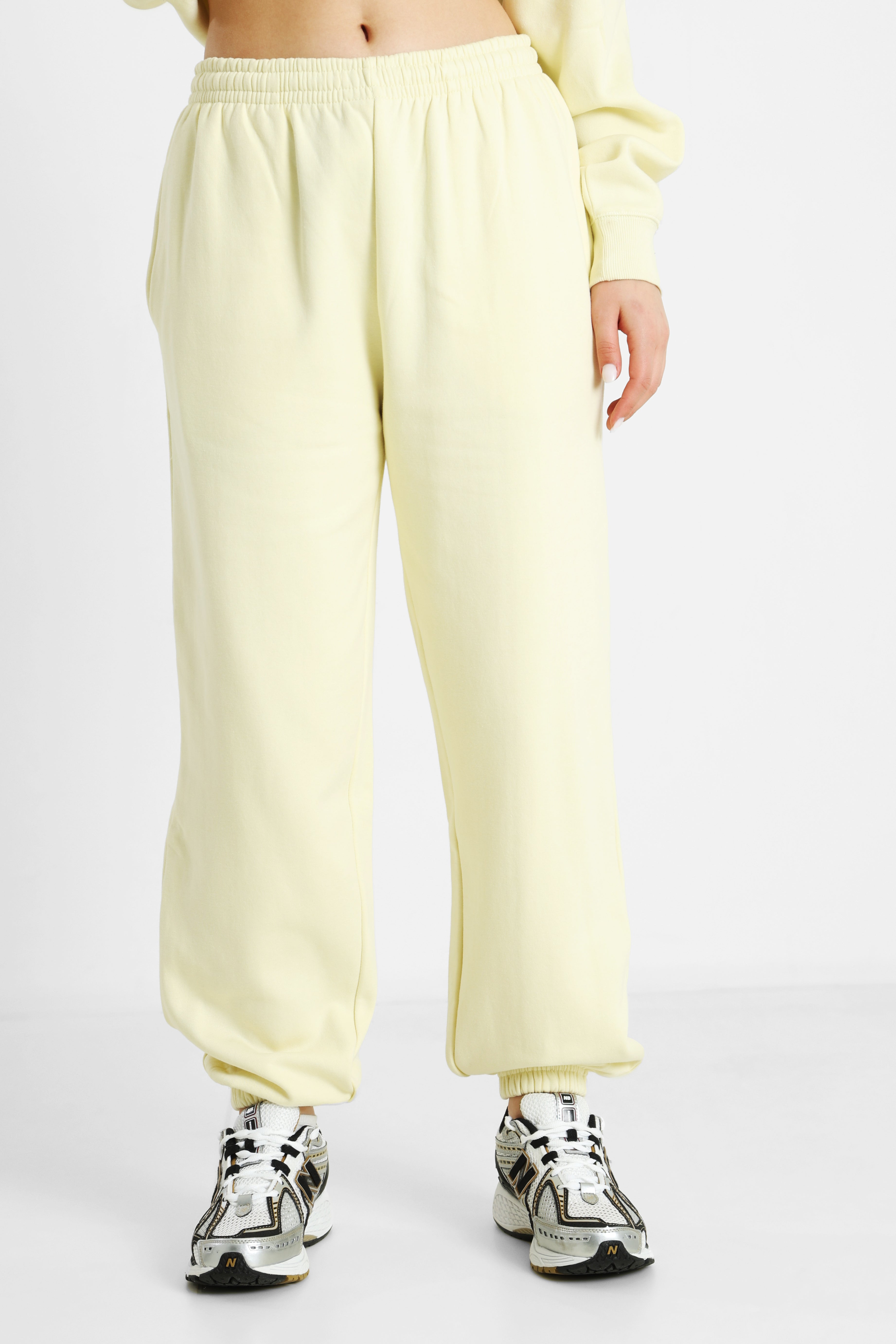 Pantalon sweat - jaune clair