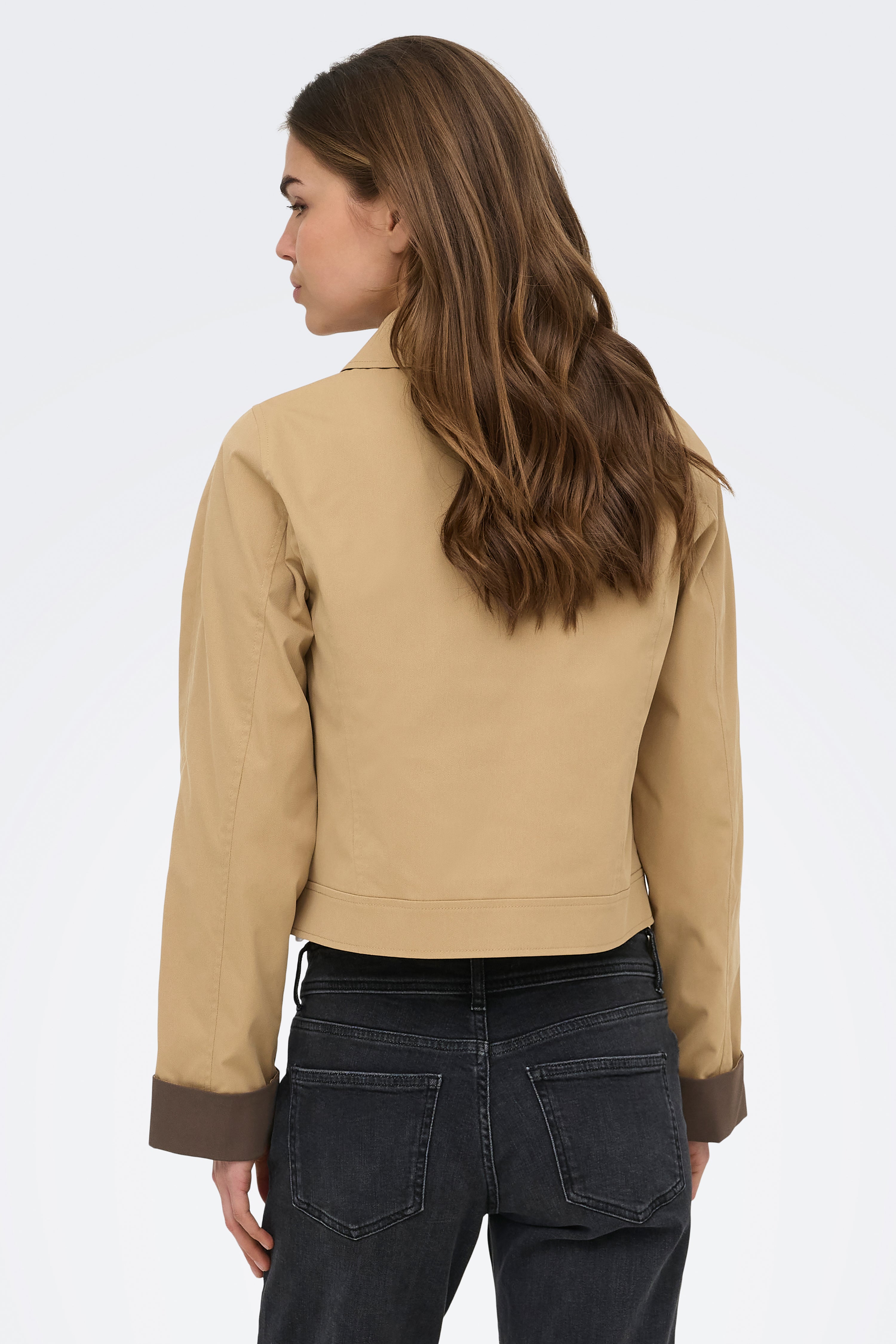 ONLORCHID leichte Crop Jacke - Lark