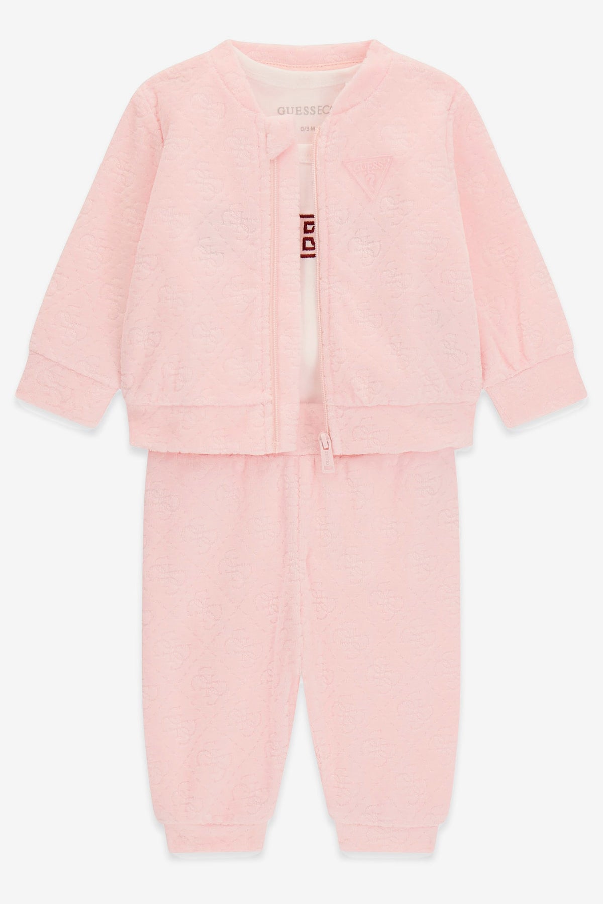 Baby-Set - Light Pink + White