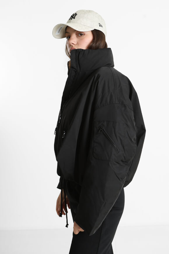 Crop winter jacket - Black
