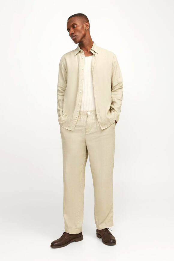 Pantaloni Lawrence Chino in lino - Fields Of Rye