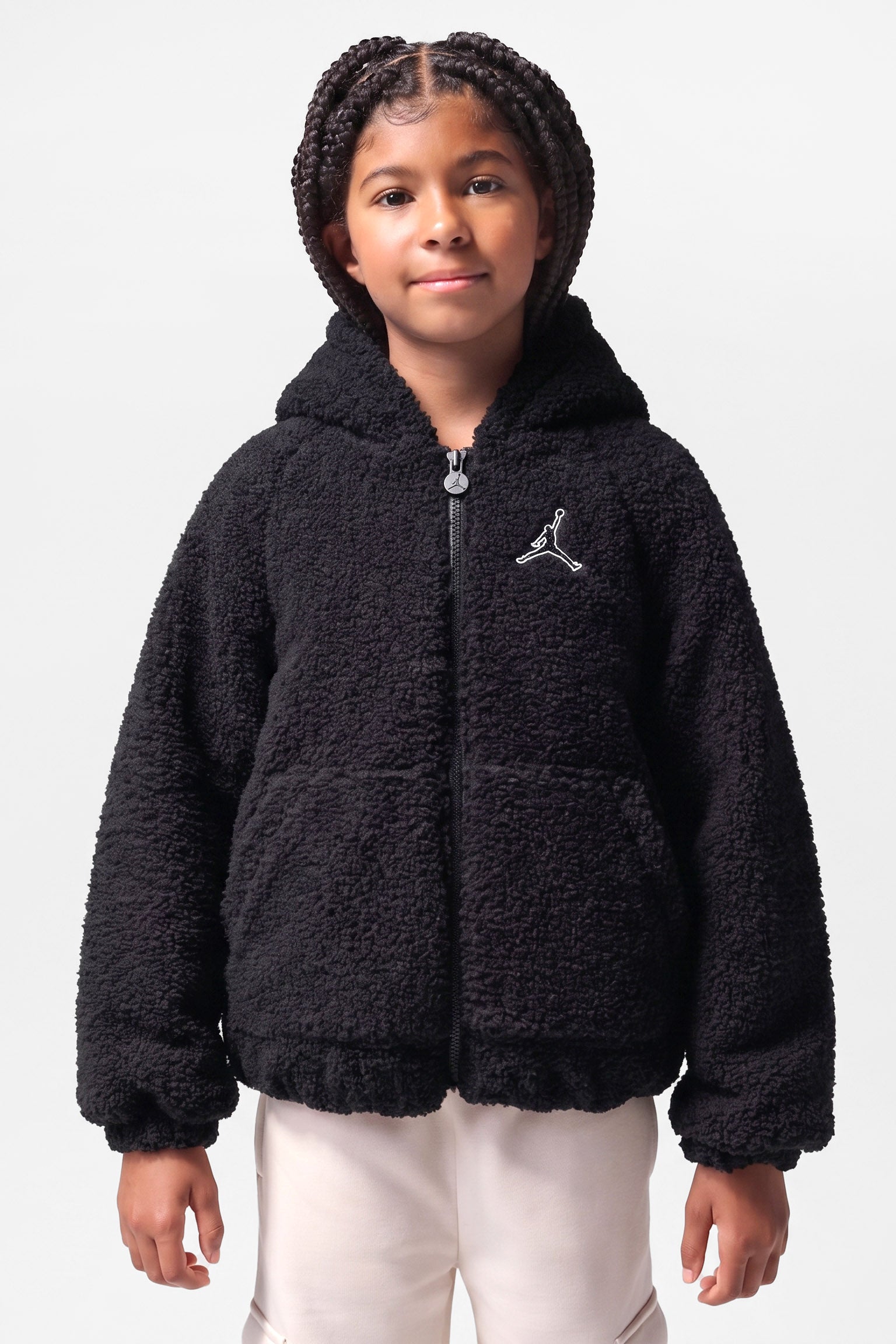 Giacca in sherpa - Black