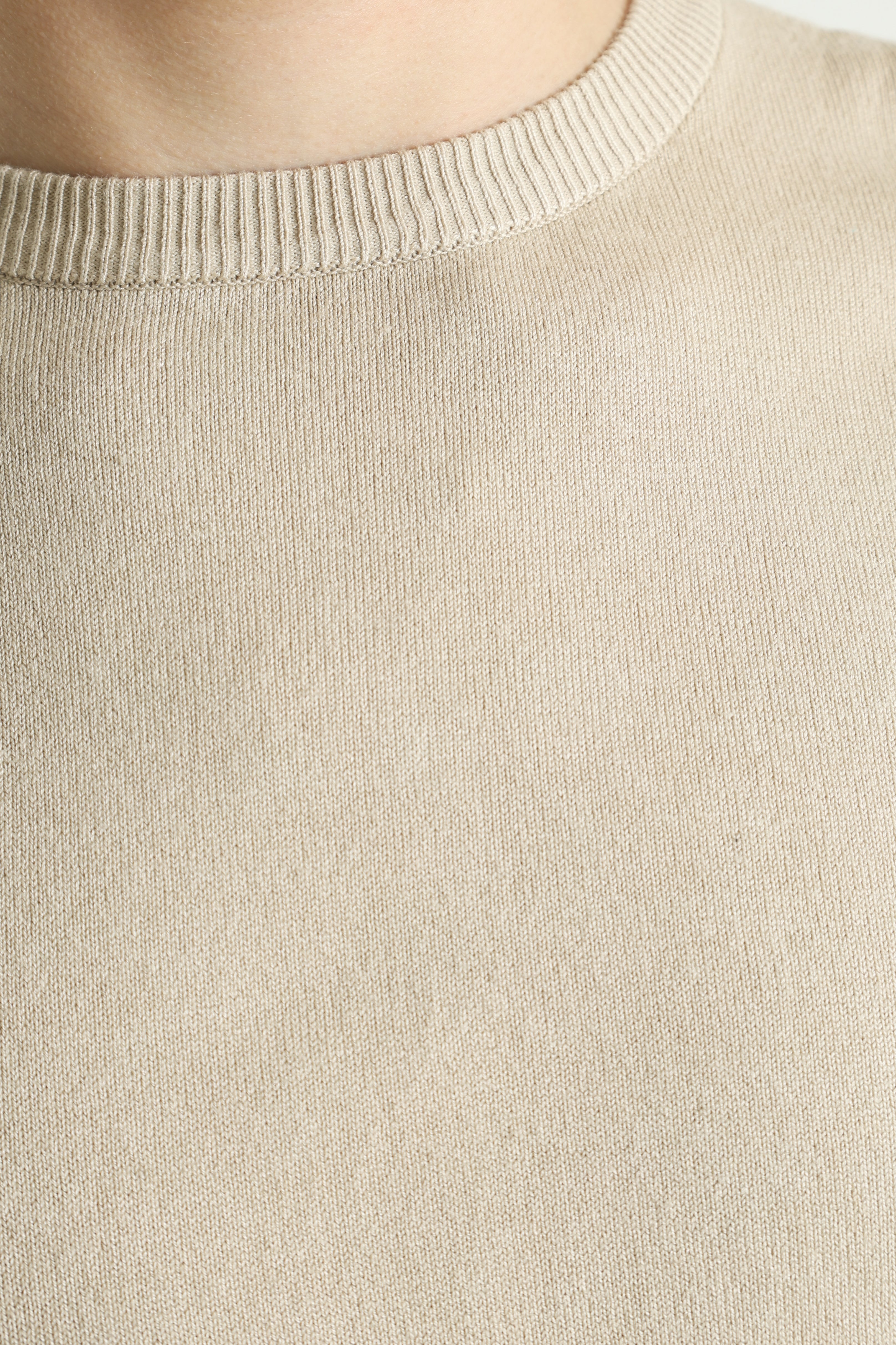 BHDAN pull en tricot fin - Plaza Taupe