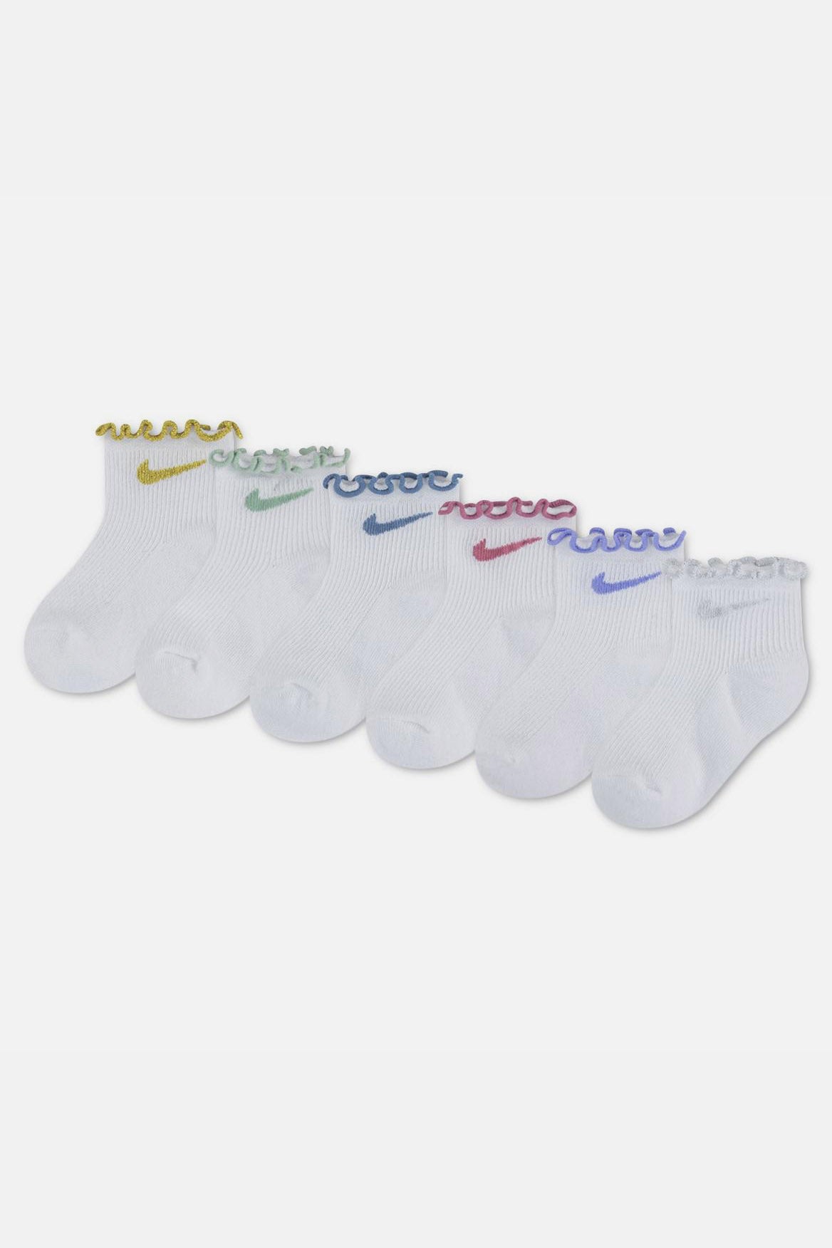 Lot de 6 paires de chaussettes bébé - White