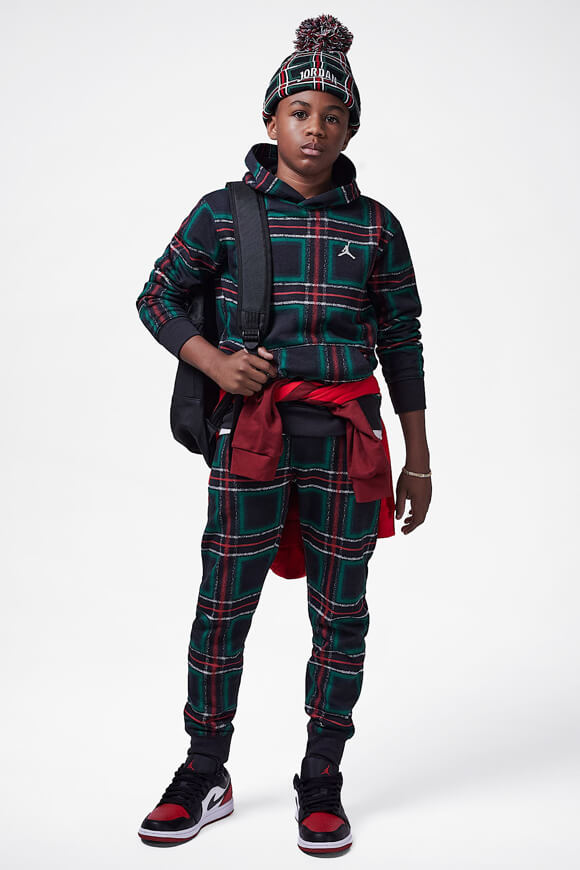 Brooklyn Essentials Holiday Fleece Sweathose - Black