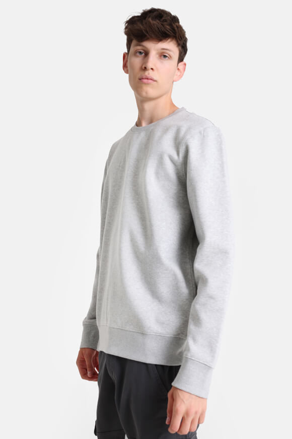 Flag Fleece Sweatshirt - gris clair chiné