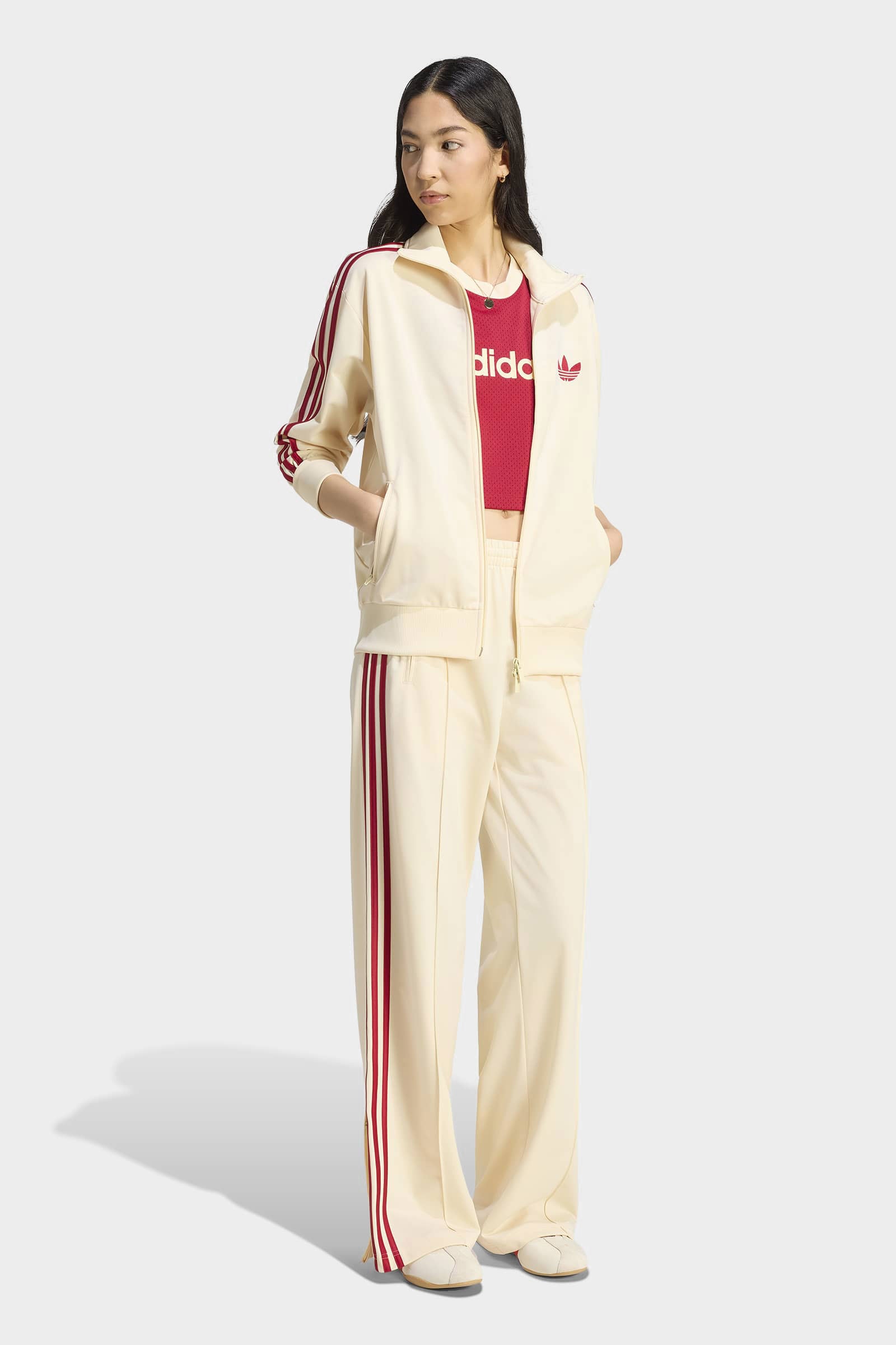 Adicolor Classic Firebird Trainingsjacke - Warm Vanilla