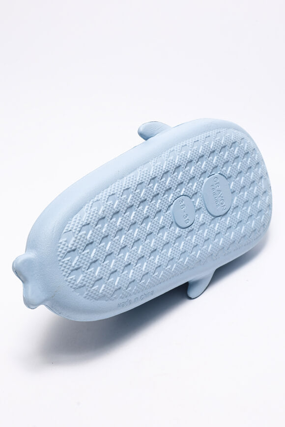 Pantoufles fourrées - Bleu clair