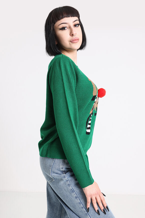 Maglione di Natale in maglia - Green Jacket