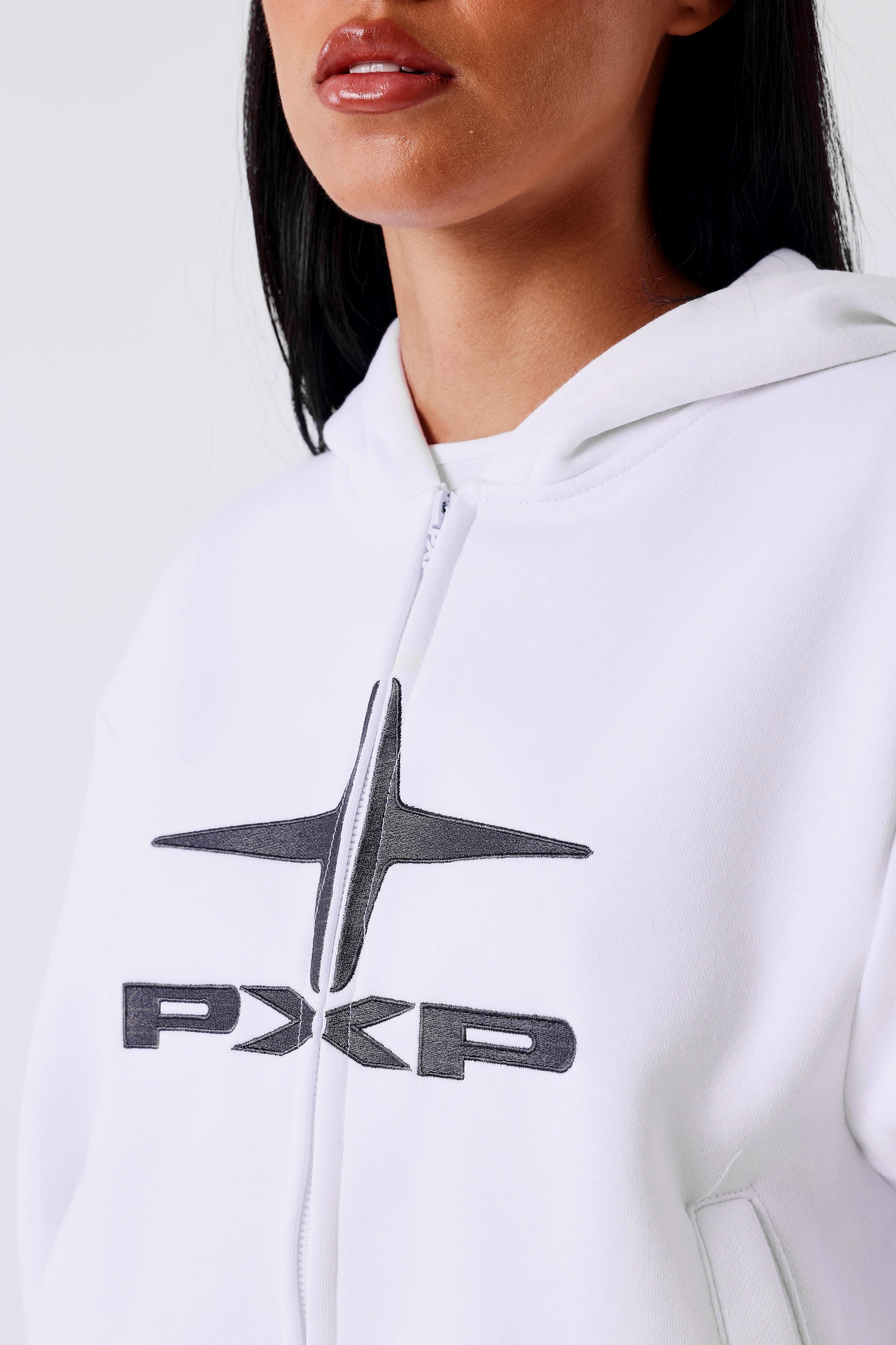 Giacca con cappuccio - Bianco