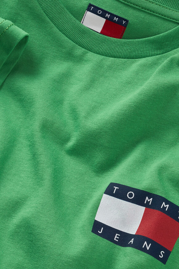 Essential Flag T-Shirt - Coastal Green
