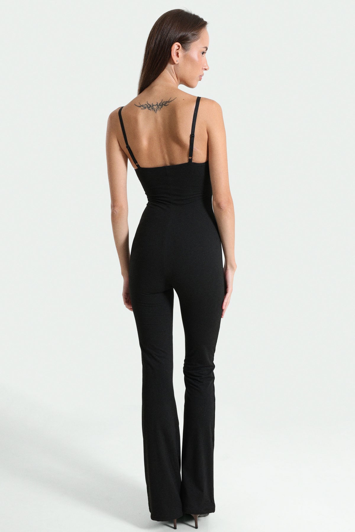 Langer Overall - Schwarz