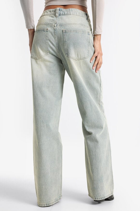 Baggy Fit Jeans - Dirty Blue