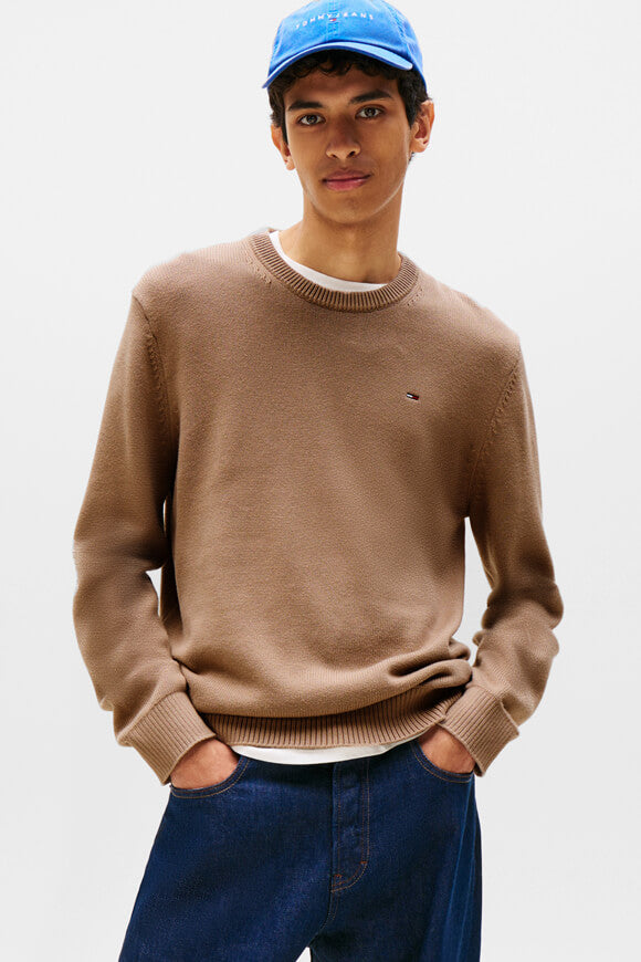 Fine knit sweater - Pecan Nut