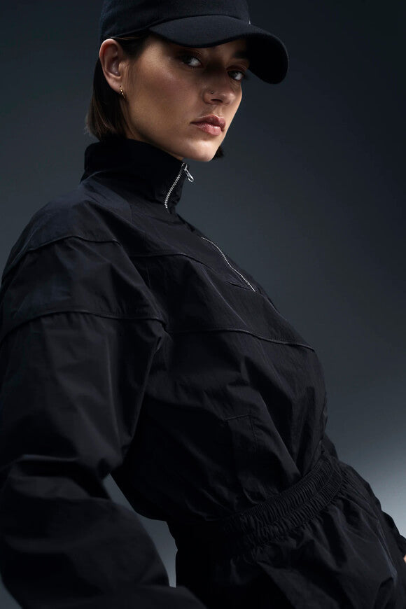 Oversize Windbreaker - Black