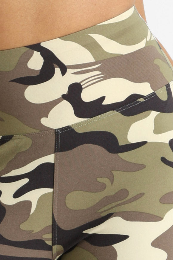 Flare Leggings - Camouflage