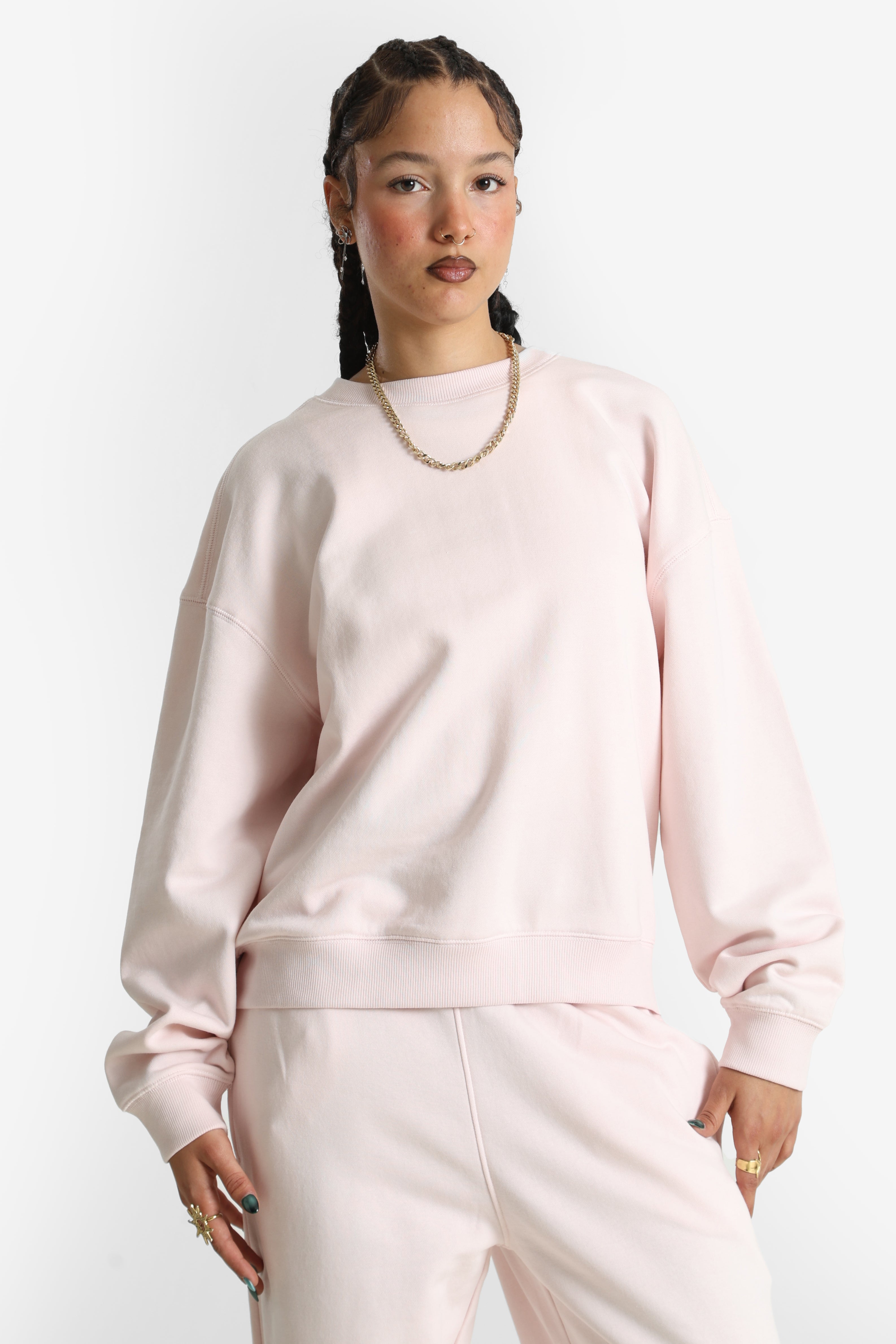 Oversized sweatshirt - Light Pink