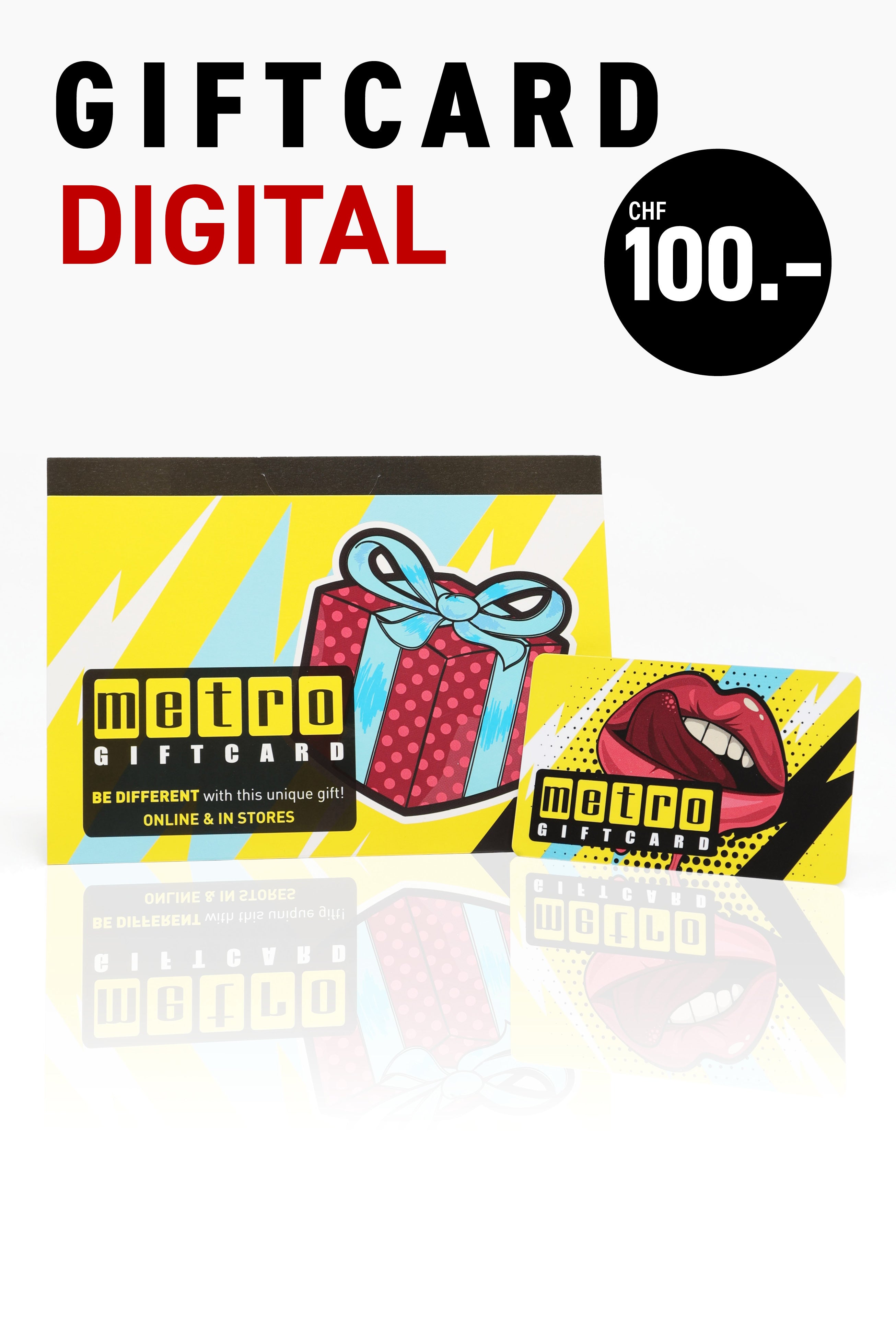 Giftcard Digitale - Jaune + Multicolor