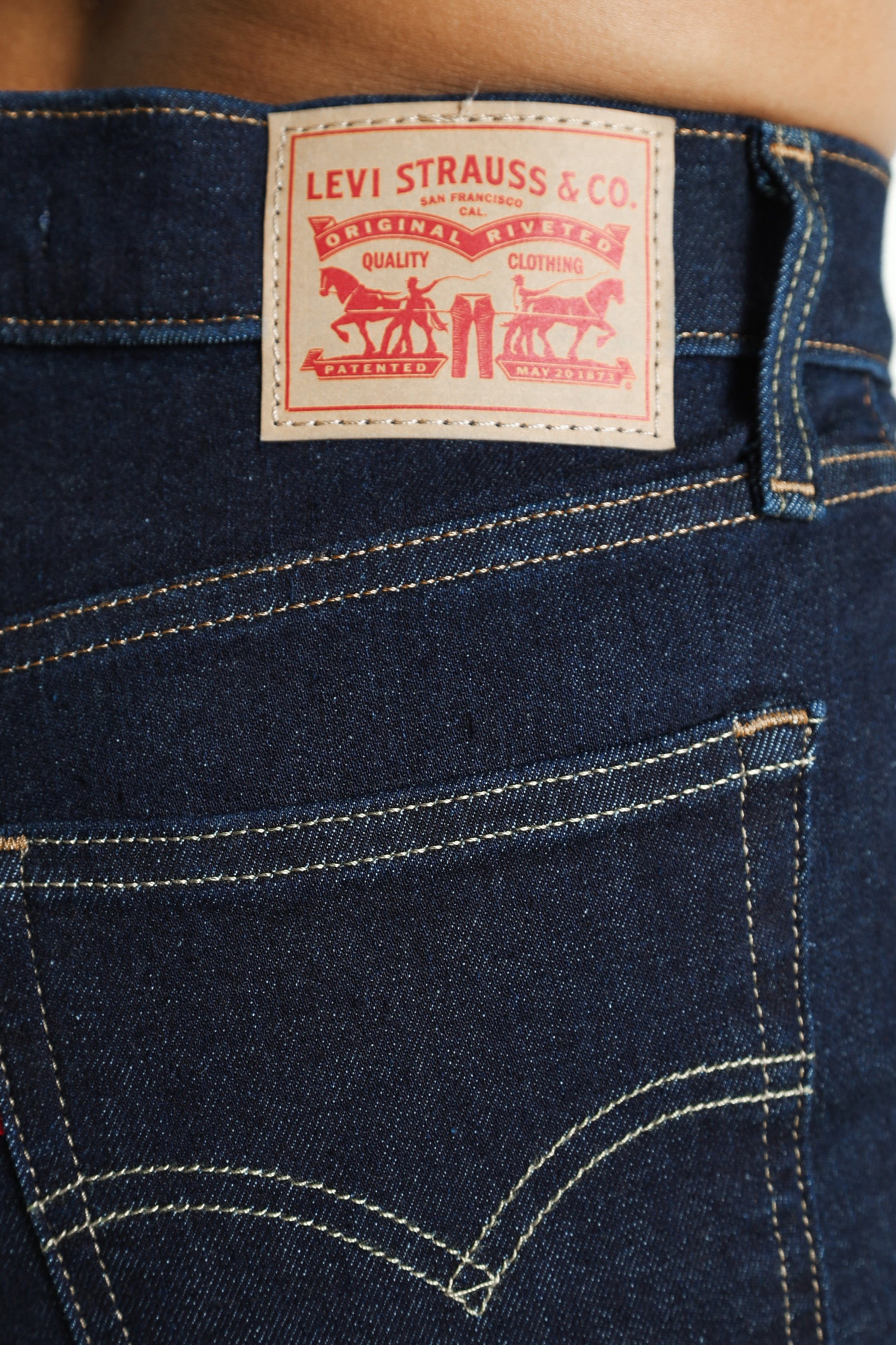720 High Rise Super Skinny Jeans L30 - Raw Denim