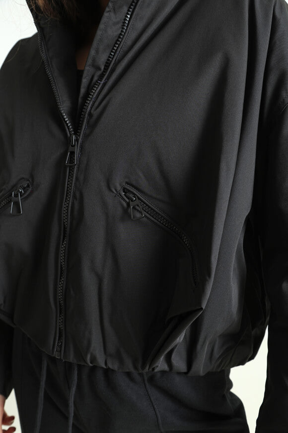 Crop winter jacket - Black