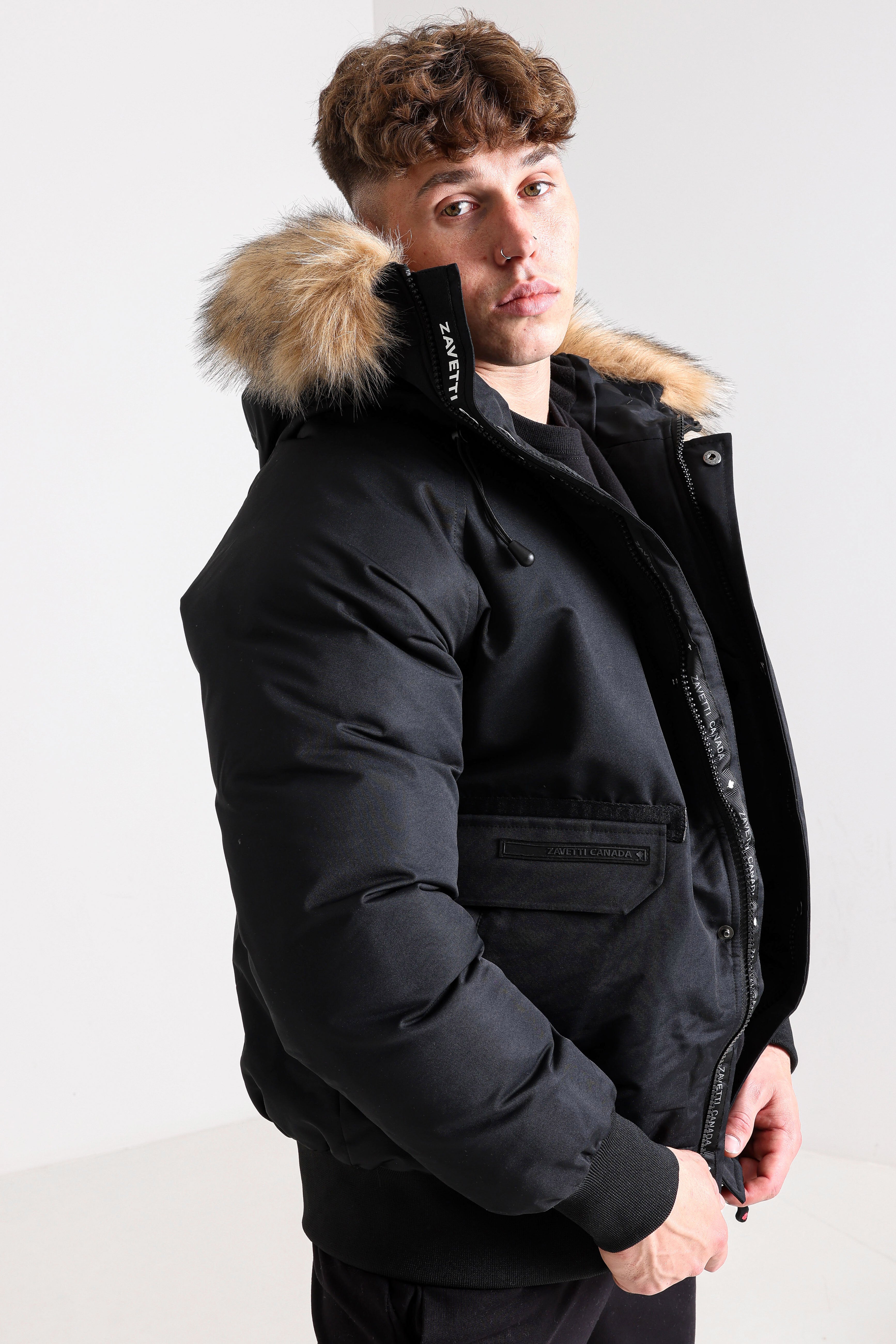 Abelli 2.0 padded bomber jacket - Jet Black