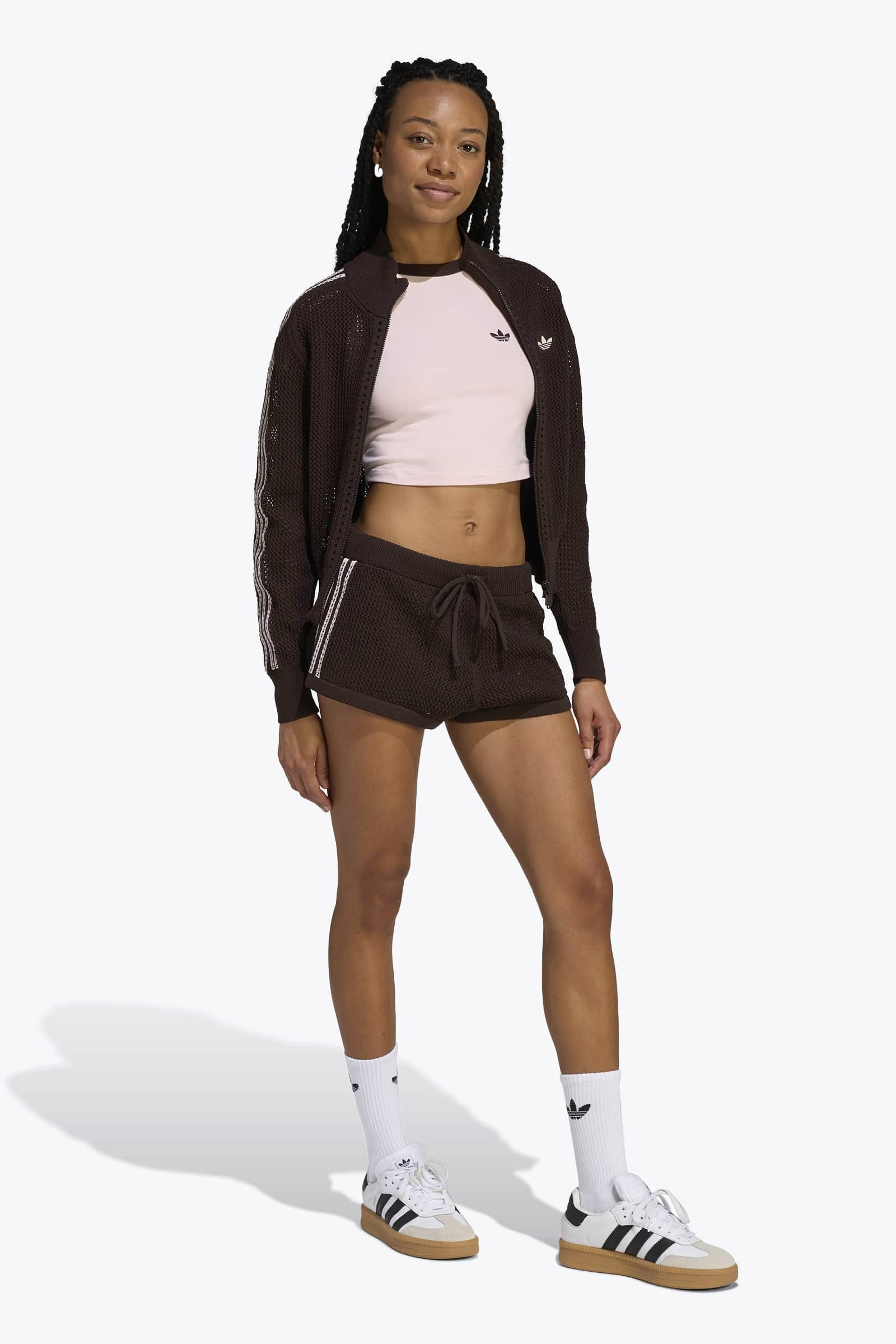 Häkel Trainingsjacke - Aurora Coffee