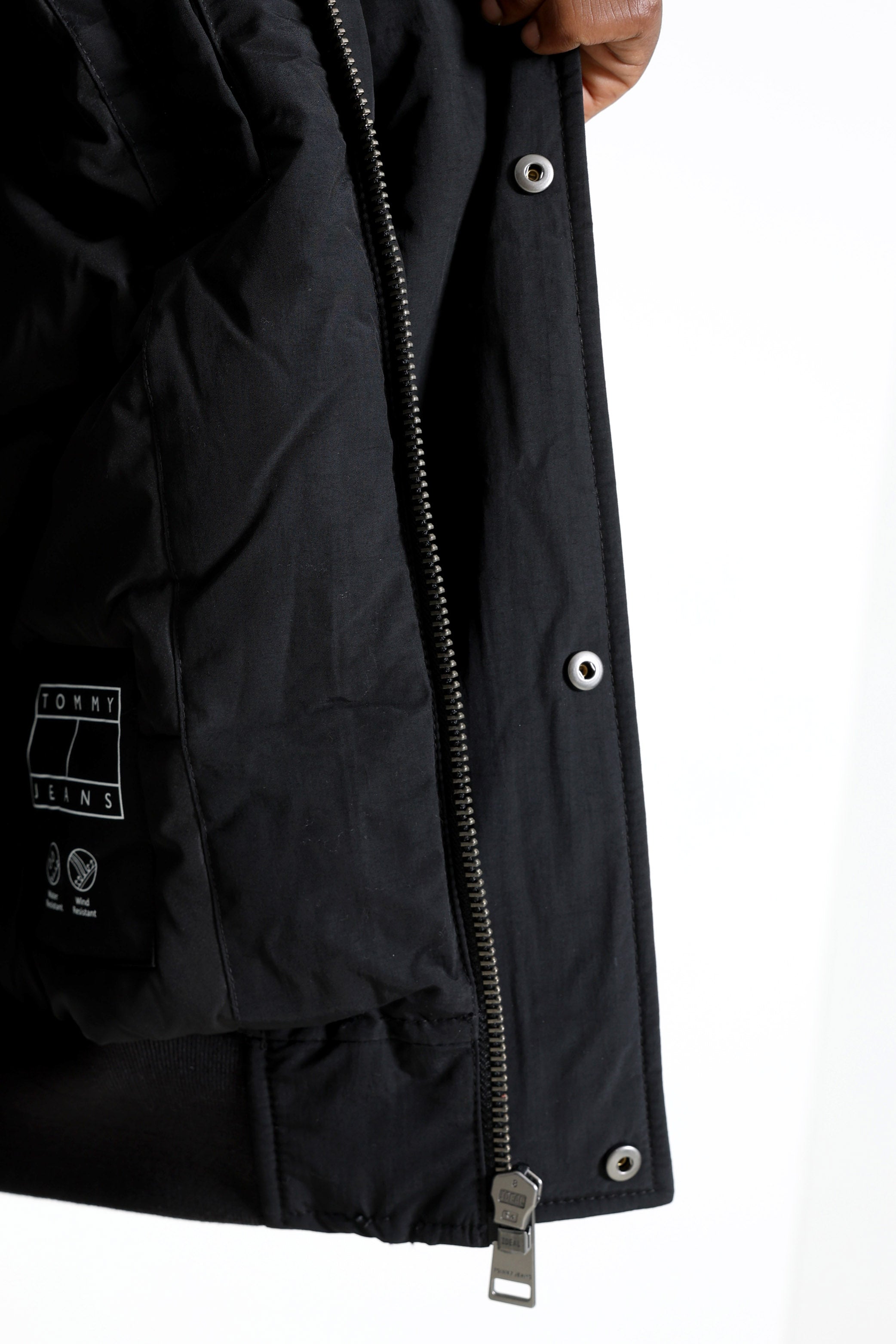 Wattierte Bomberjacke - Black