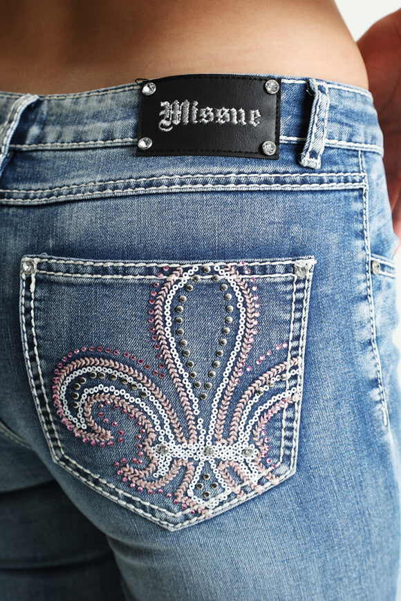 Flare jeans - Washed blue