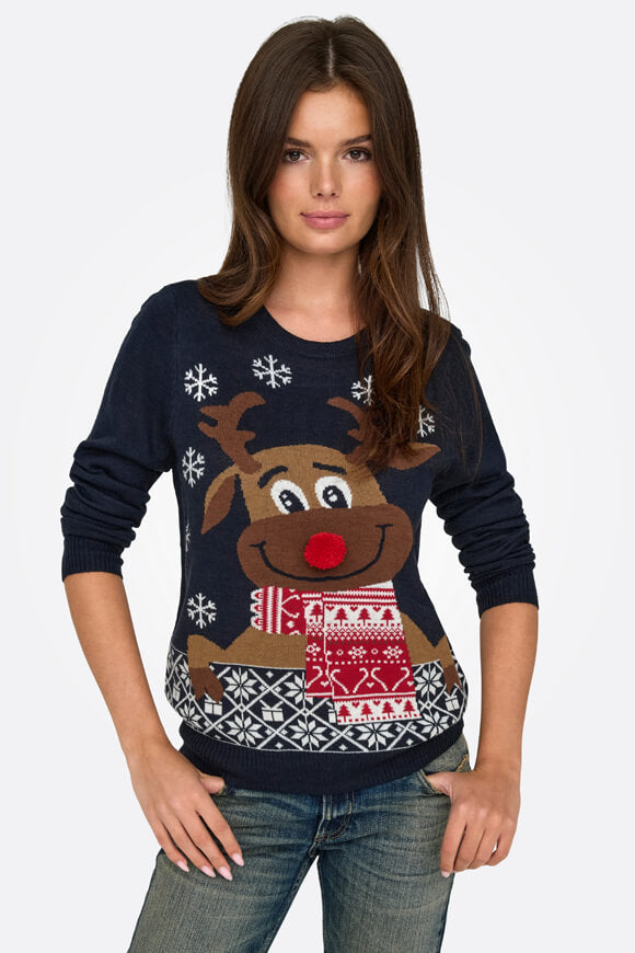 Christmas knitted sweater - Night Sky