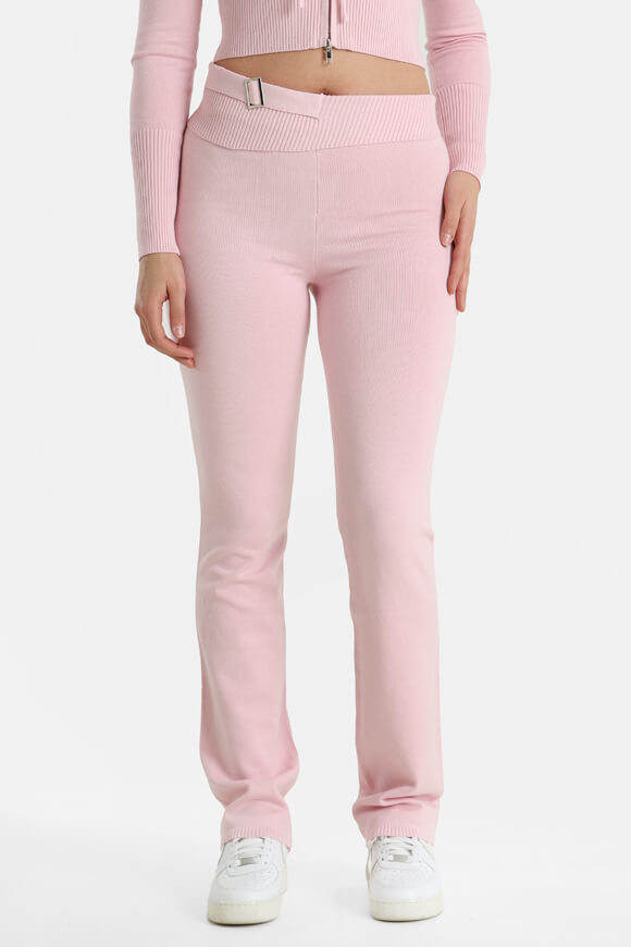 Flare Strickhose - Pink