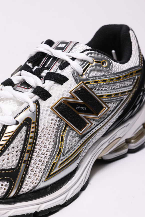 Sneaker M1906 - Nero + Argento metallizzato + Bianco