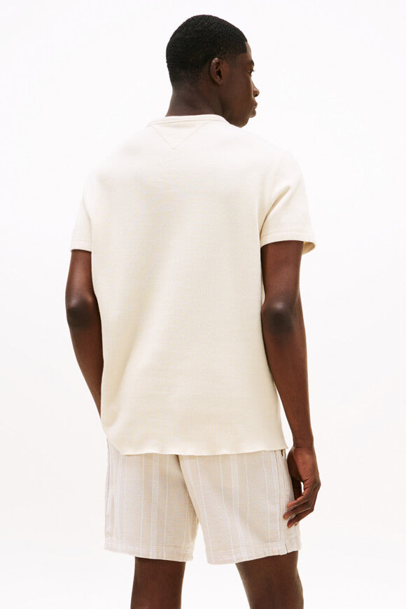 T-Shirt mit Waffelstruktur - Desert Sand
