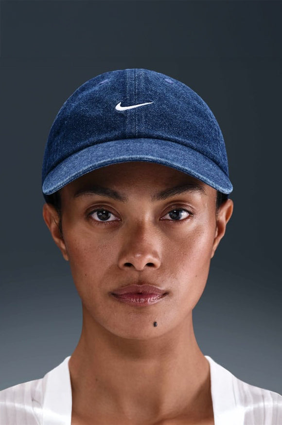 Cappellino strapback in denim - College Navy
