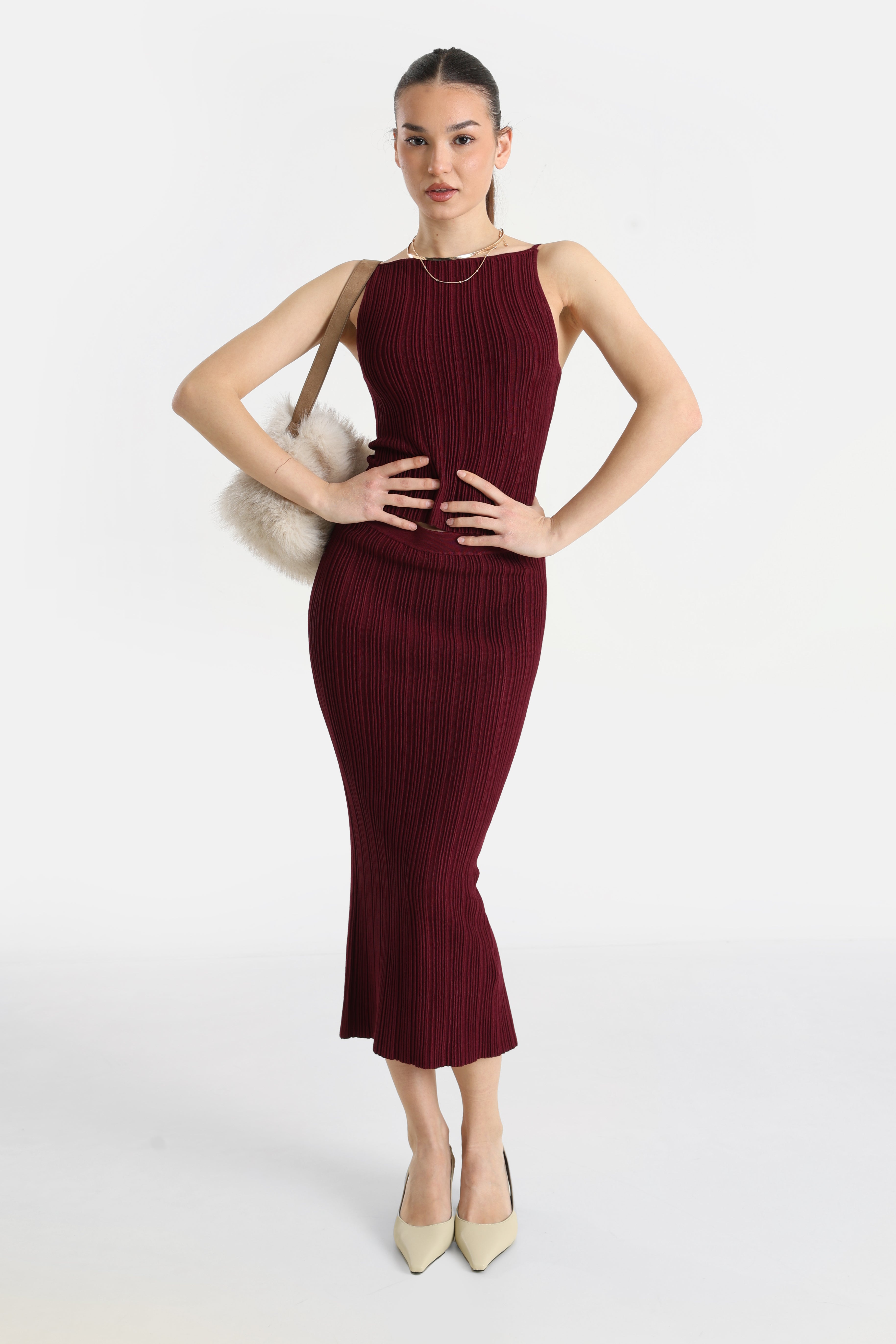 Crop Stricktop - Bordeaux