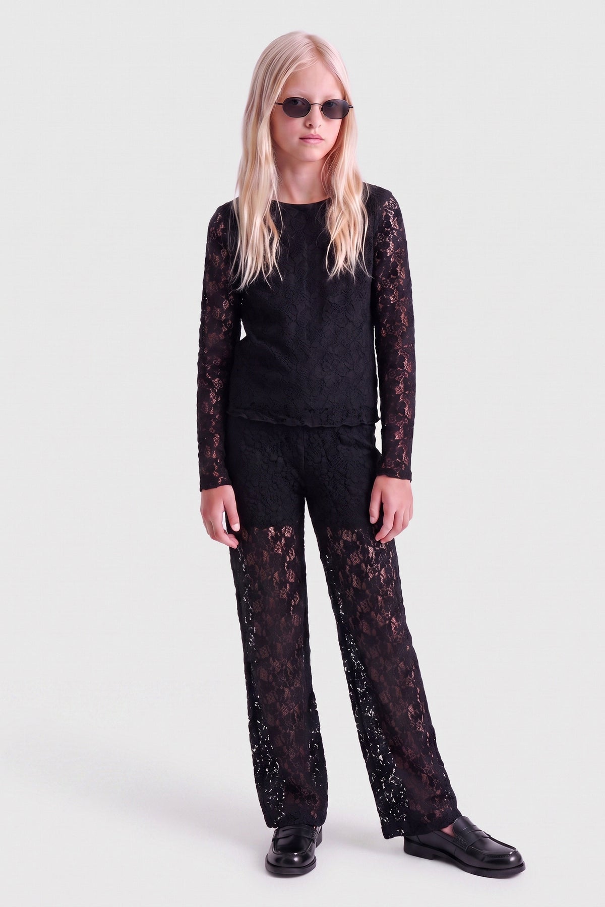 KOGLEIKA lace trousers - Black