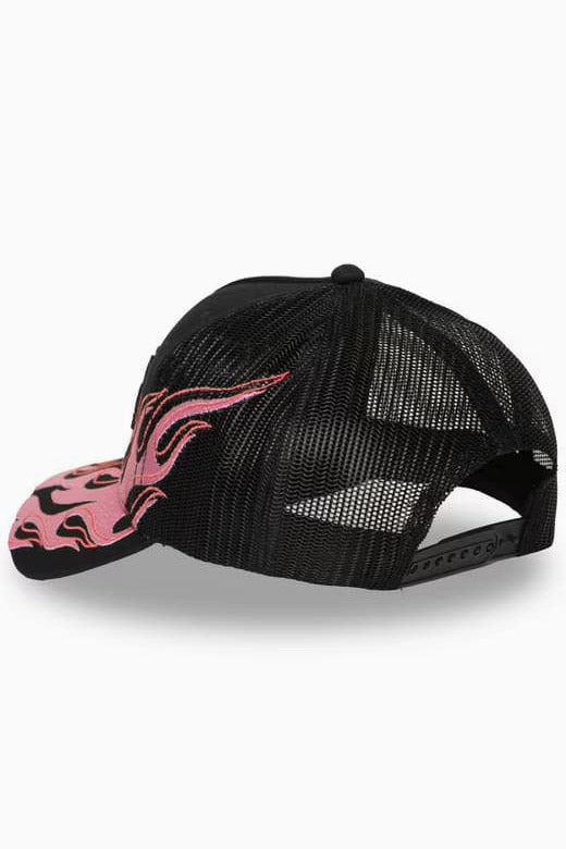 Cappellino trucker / snapback - Black + Pink