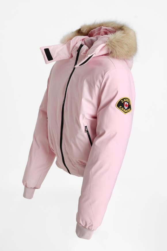 Arabella padded bomber jacket - Orchid Pink