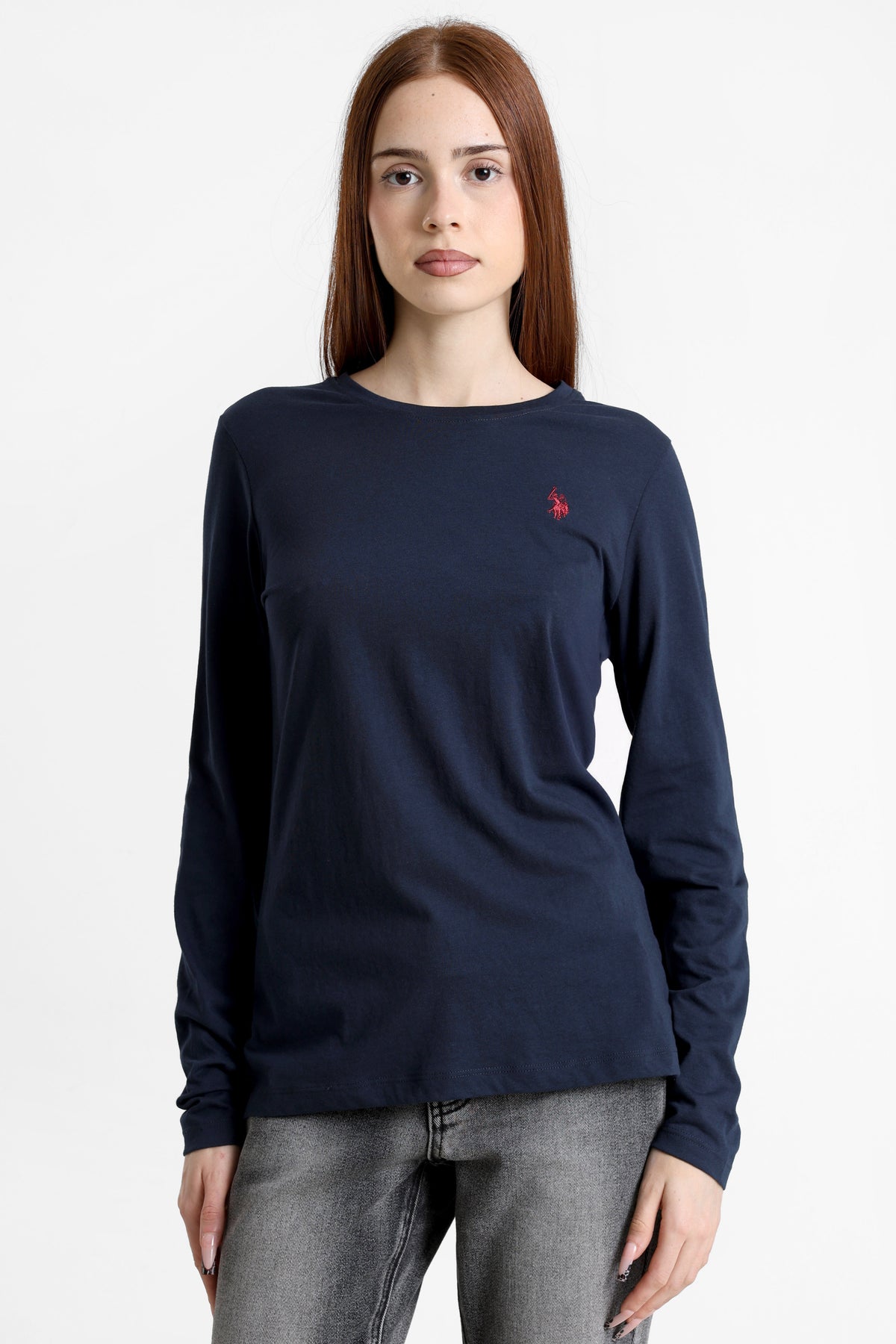 Bess long-sleeve shirt - Navy