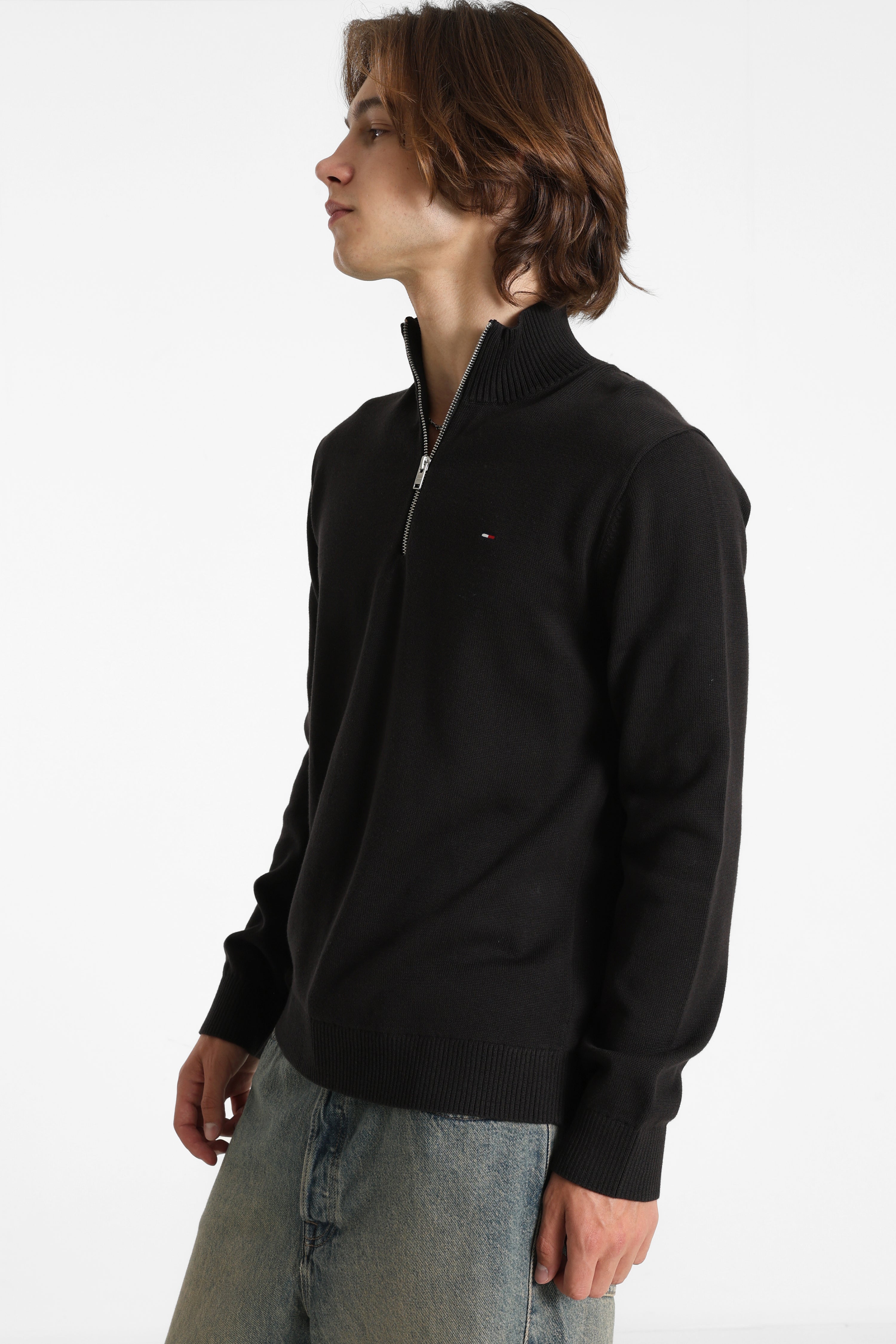 Feinstrickpullover - Black