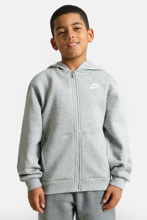 Sportswear Club Fleece Kapuzensweatjacke - Light Grey Heather