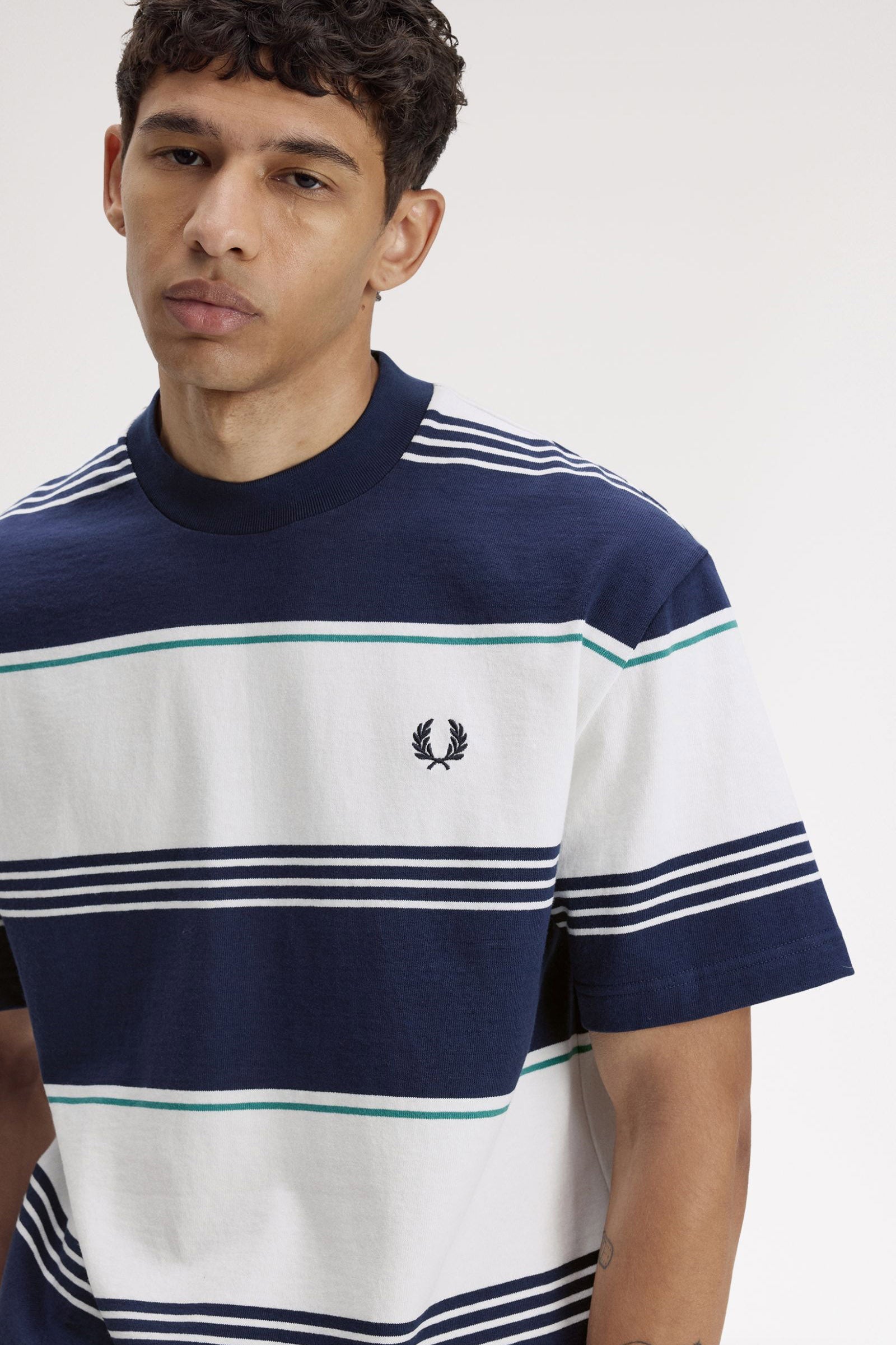 T-Shirt - Tennis Blue + Offwhite