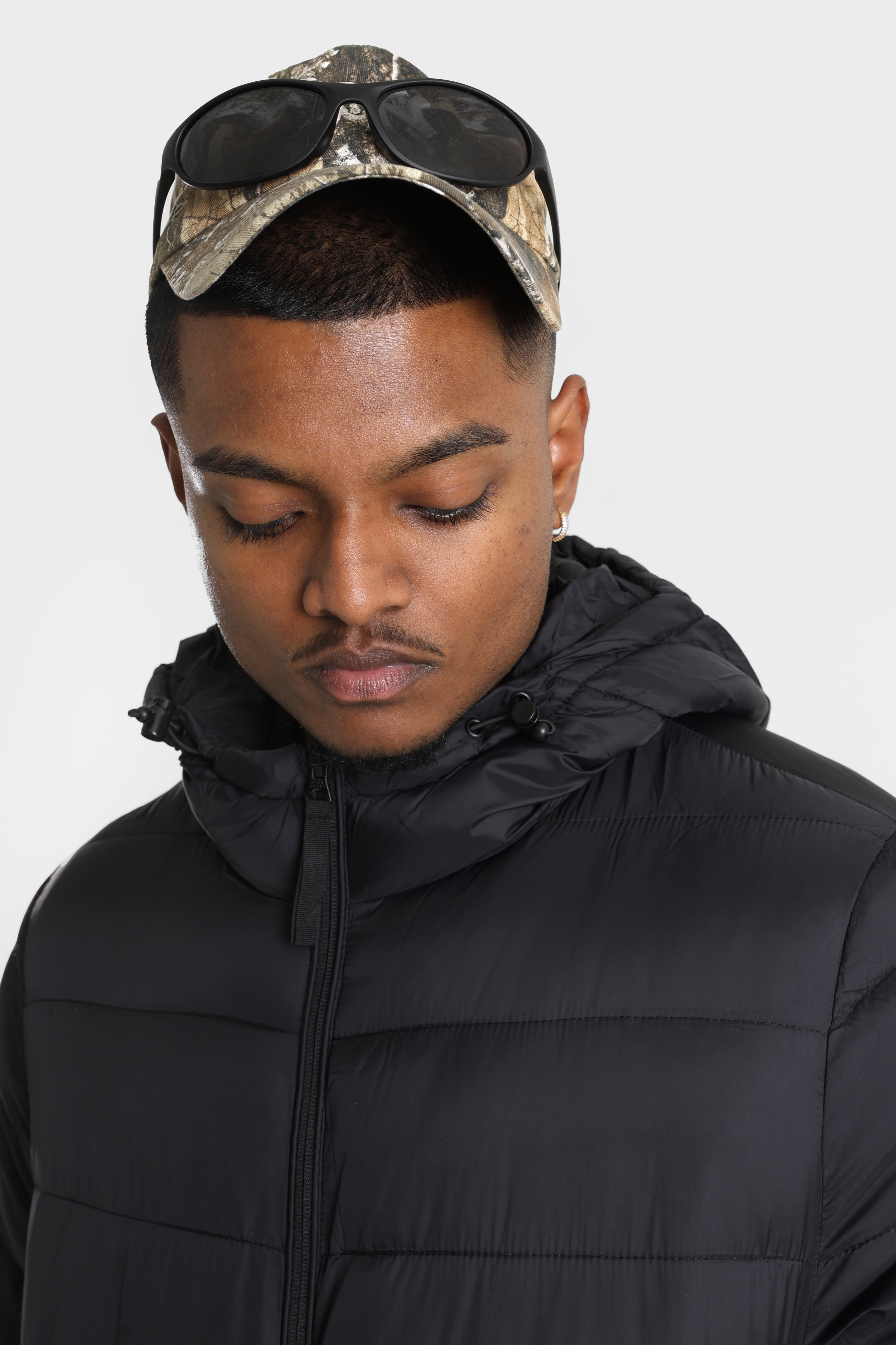 Leichte gesteppte Jacke - Black