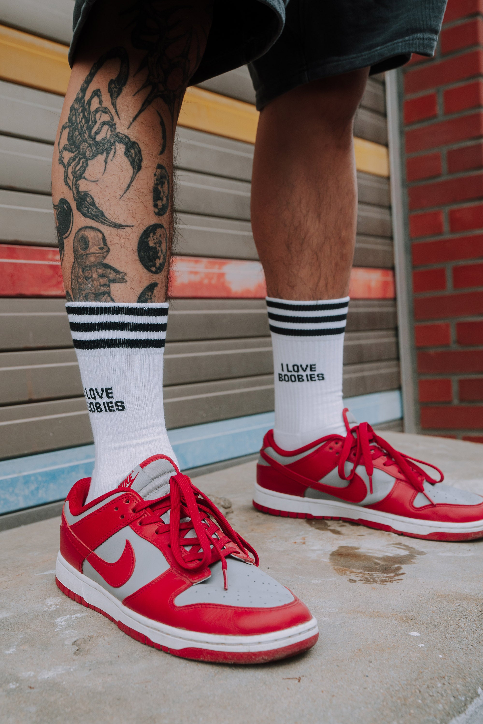 Socken - White + Black