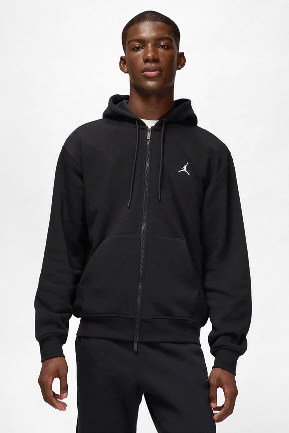 Brooklyn Fleece Hooded Sweat Jacket - Black