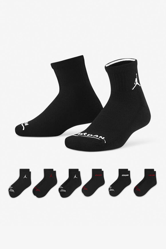 Sechserpack Socken - Schwarz